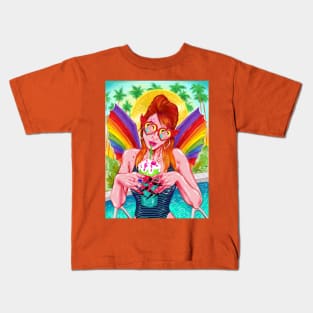 Rainbow Aphrodite Kids T-Shirt
